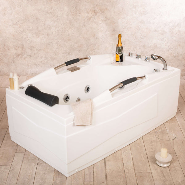 acquista Vasca Idromassaggio 1262x85 cm Cromoterapia e Luce Vorich Excellent Bianca