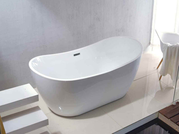 Vasca da Bagno Freestanding 170x80 cm H74 VVorich Soft Bianca sconto