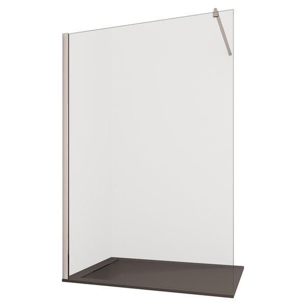 Parete Doccia Walk-In 140 cm in Cristallo Trasparente 8mm H195 Bonussi Nives acquista