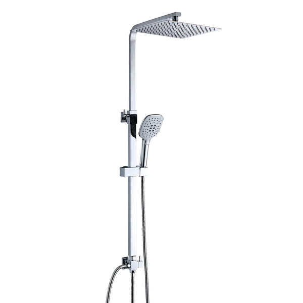 Saliscendi Asta con Soffione 25x25 cm in Acciaio Inox e Doccetta Bonussi Canadian prezzo