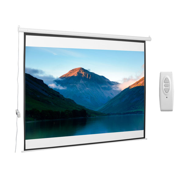 Schermo di Proiezione 120 Pollici Motorizzato Home Cinema Bianco acquista
