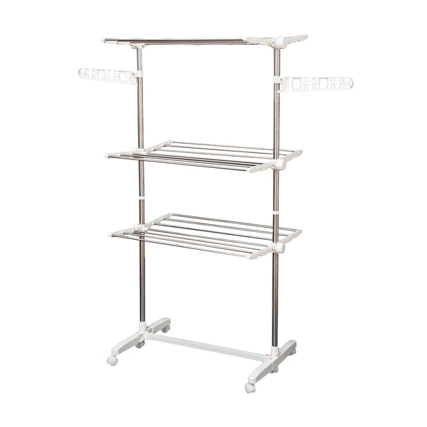 prezzo Stendibiancheria 3 Piani Regolabile in Acciaio Inox Premium