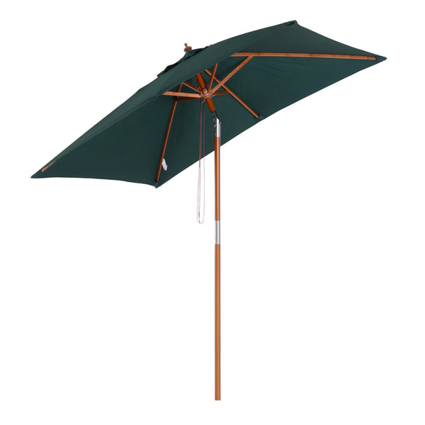prezzo Ombrellone da Giardino Rettangolare 2x1,5m  Mauritz Verde
