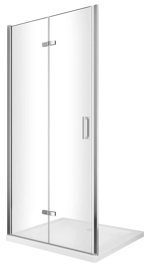 Porta Parete Doccia 1 Anta a Libro in Cristallo Trasparente 6mm H190 Varie Misure prezzo