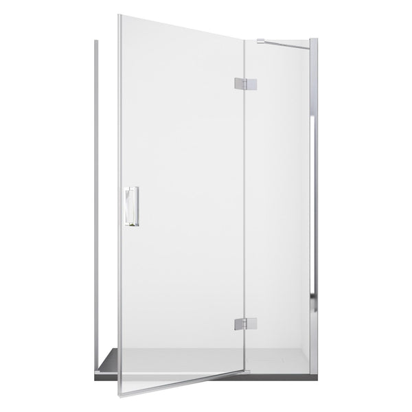 prezzo Porta Parete Doccia 1 Anta Battente in Cristallo Trasparente 8mm H195 Bonussi Isabel Varie Misure