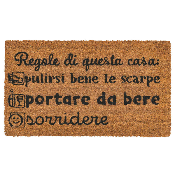 online Zerbino "Regole" Fondo Antiscivolo 70x40 cm VdE Tivoli 1996