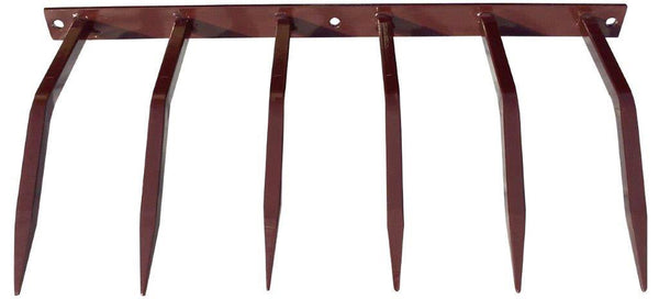 Barriera Antintrusione con Punte in Acciaio 49x25 cm per Balconi Muri di Cinta Marrone prezzo