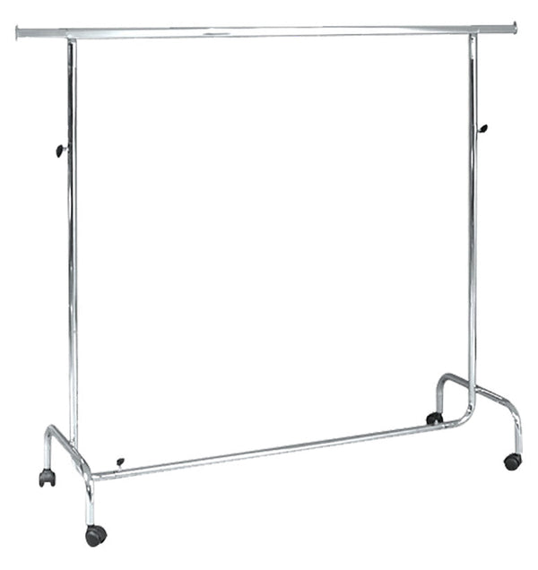 Stender Appendiabiti Estensibile 150/220x55x133/200 cm in Acciaio Cromato con Ruote online