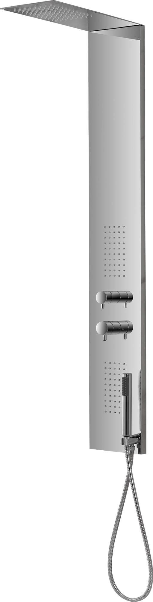 Colonna Doccia Idromassaggio in Acciaio Top Slim Cromo prezzo