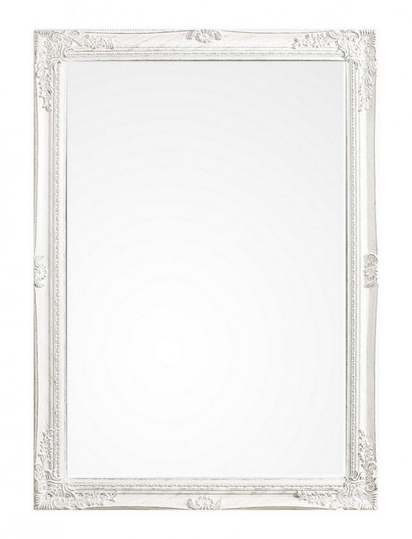 Specchio Miro con Cornice Bianco 72x102 in Legno sconto