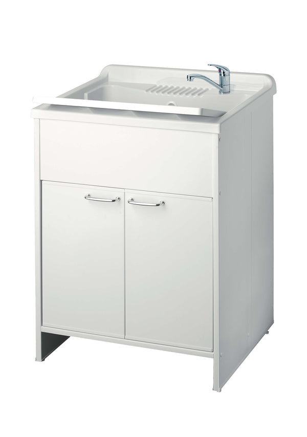 online Mobile Lavatoio in PVC 60x50x85cm 2 Ante Forlani Honest Bianco