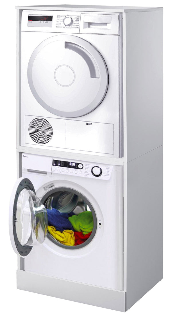 online Coprilavatrice e Asciugatrice a Colonna 70,3x179x60,6 cm in Nobilitato 18 mm Bianco