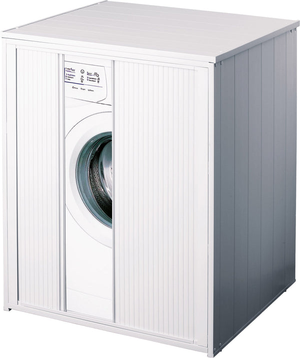 prezzo Coprilavatrice da Esterno in PVC 71x94x76,3 cm con Serranda Forlani XXL Bianco