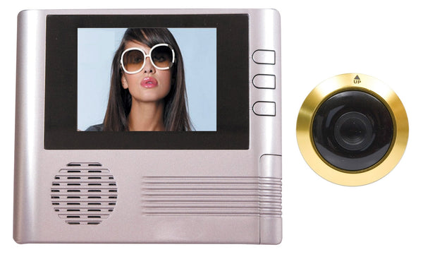 Spioncino per Porta Digitale con Visore LCD e Occhiello Oro Bauer acquista