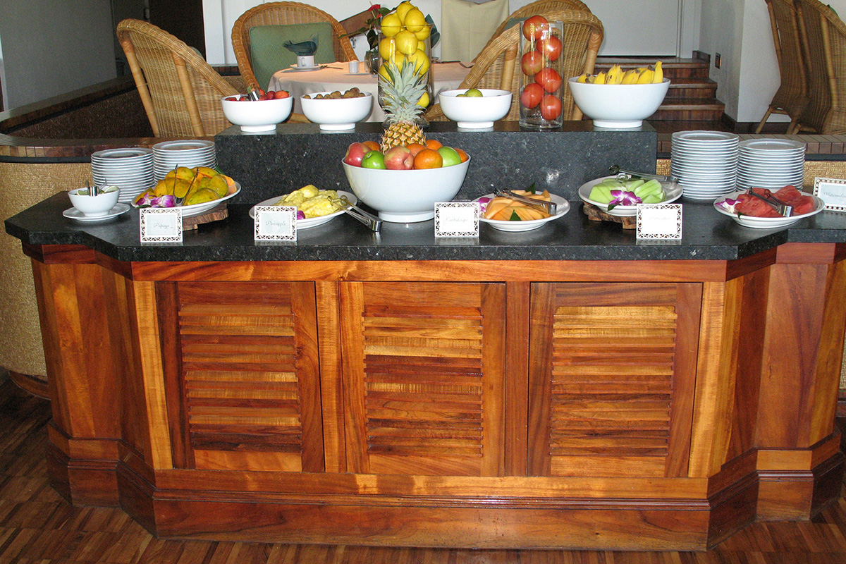 Fruit lovers rejoice at this buffet.