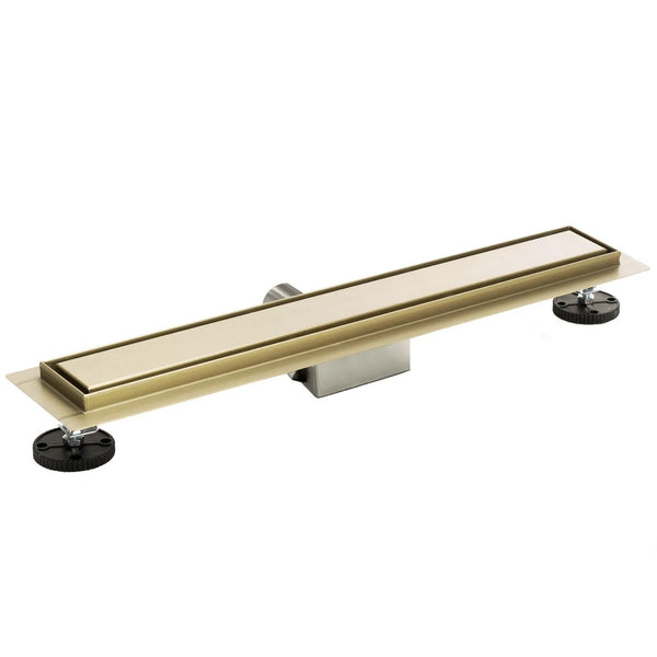 acquista Canalina di Scarico in Acciaio Inox Oro a Pavimento Bonussi Varie Misure
