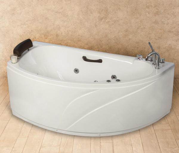 prezzo Vasca Idromassaggio 165x83 cm White Natur Lato Sinistro